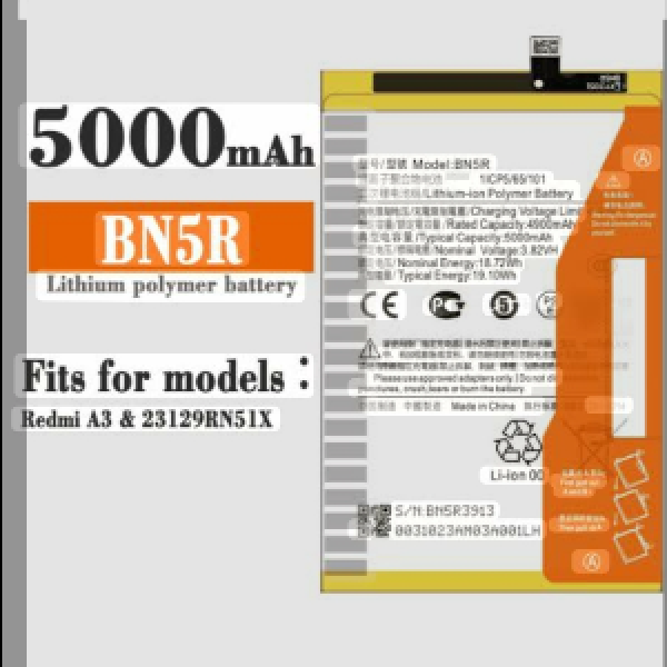 Bn5R redmi A3 battery 